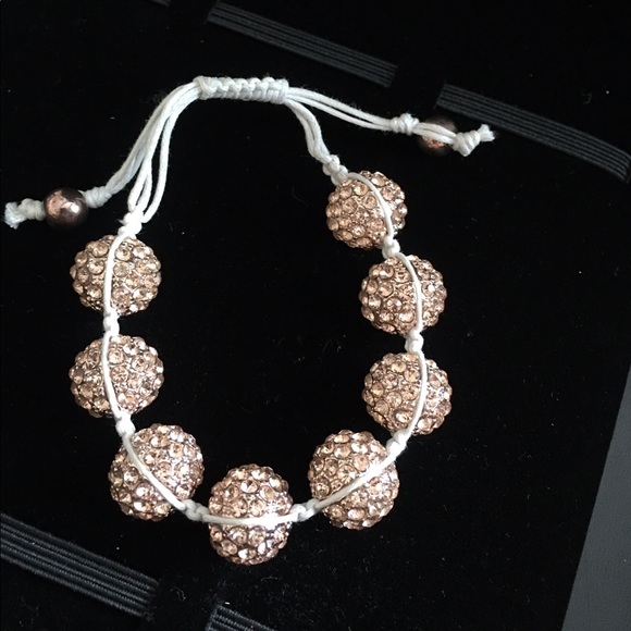 Rope Beaded Bracelet w/Swarovski - Picture 2 of 10